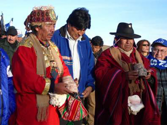 Evo Morales Indigene Linksnationale